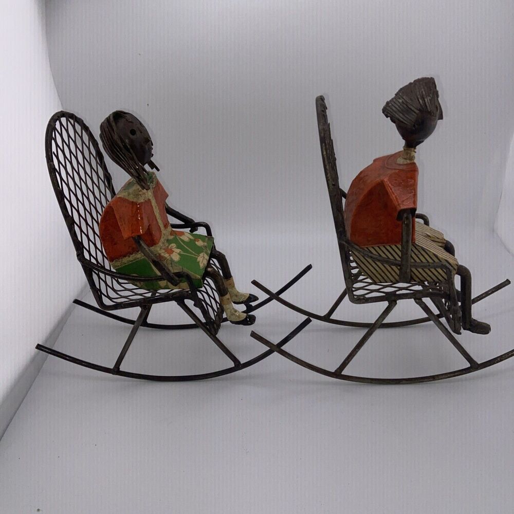 Signed Original Felguerez Sculpture Iron Mid Century Modern Mexican Art Set - Picture 6 of 6